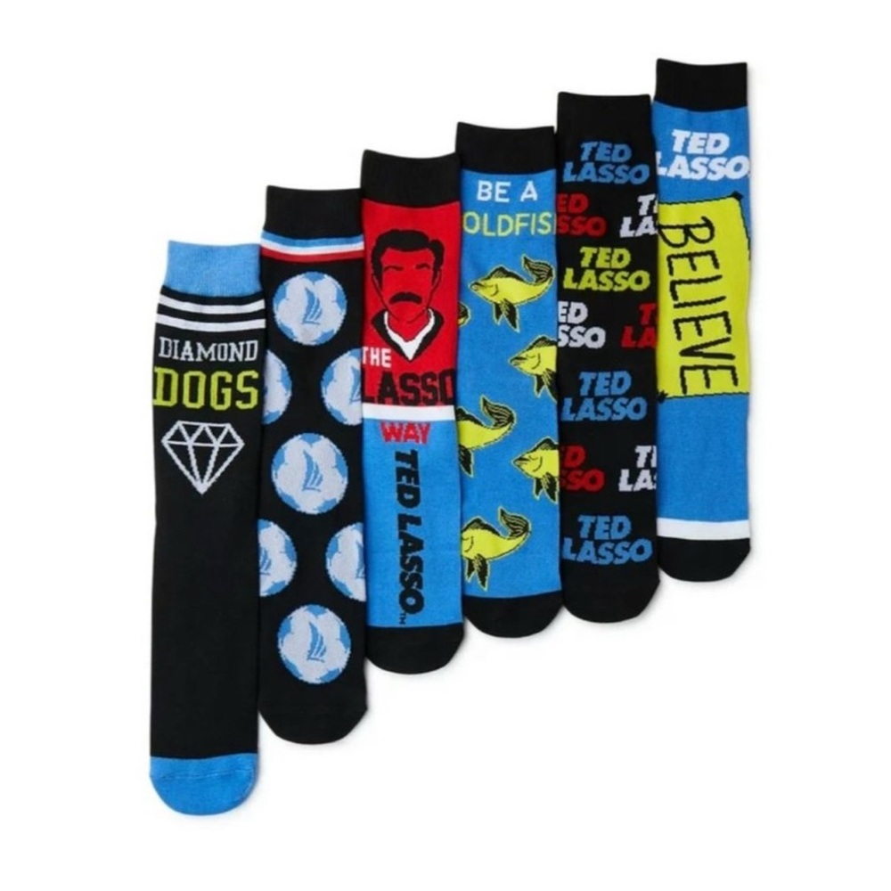 Ted Lasso 6 pack socks